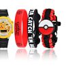 Tech & Gaming Ken Black Toys | Pokemon Flashing Lcd Watch Mega Set