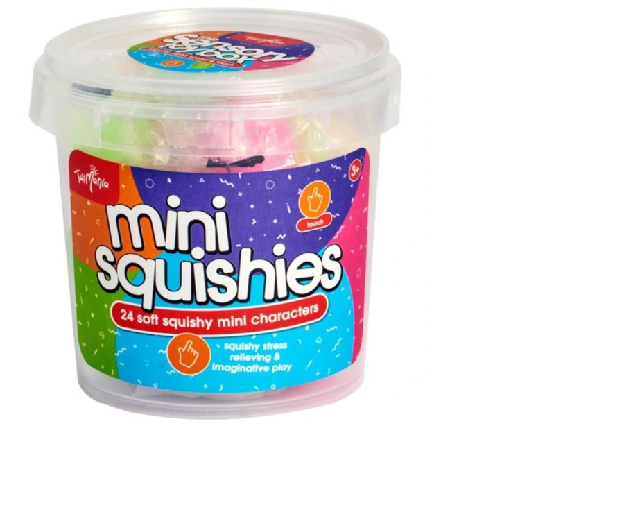 Learning & Education Ken Black Toys | Toy Mania Tub - 24 Mini Squishies