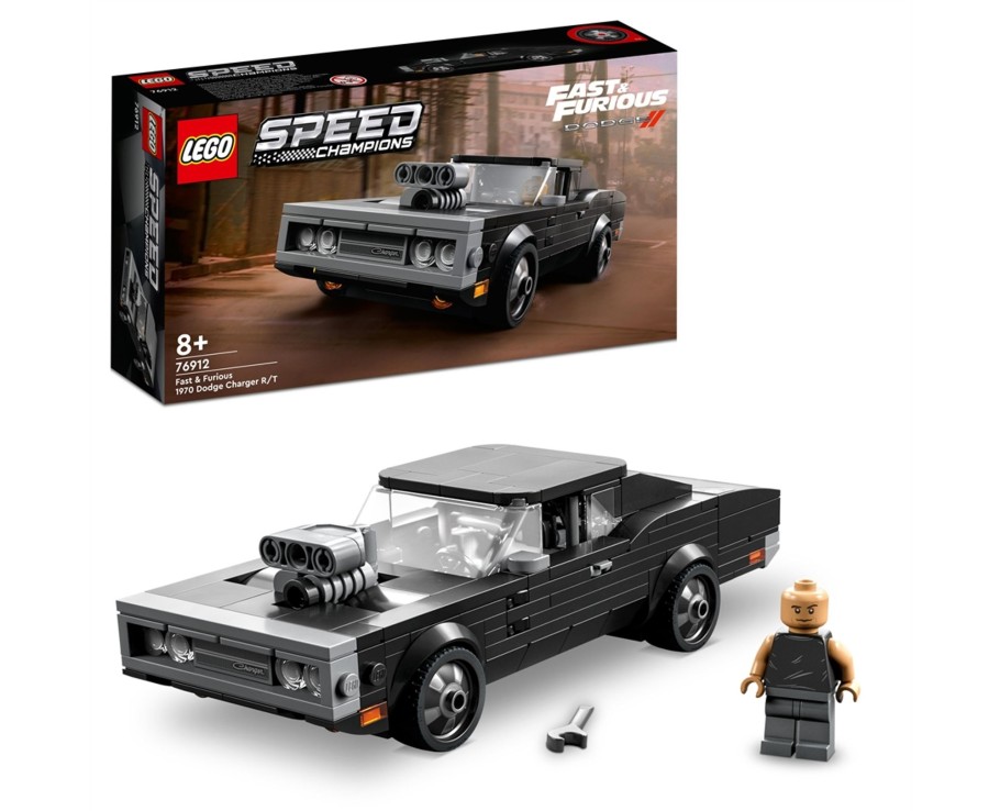 Toys Ken Black Toys | Lego 76912 Speed Champions Fast & Furious 1970 Dodge Charger Set