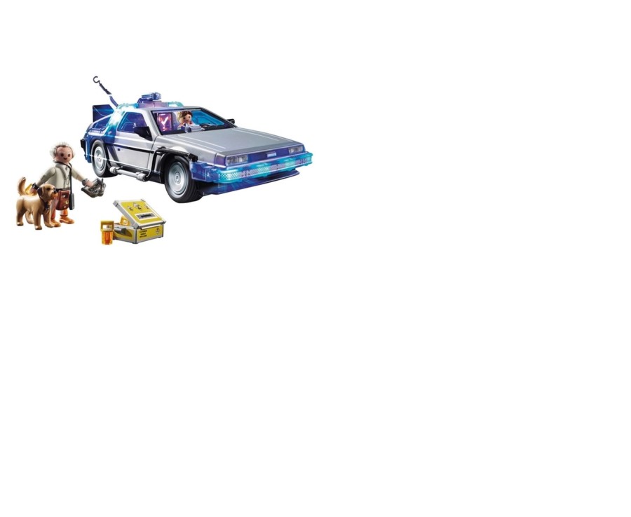 Toys Ken Black Toys | Playmobil 70317 Back To The Future Delorean Car