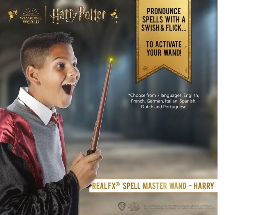 Learning & Education Ken Black Toys | Harry Potter Real Fx Wand