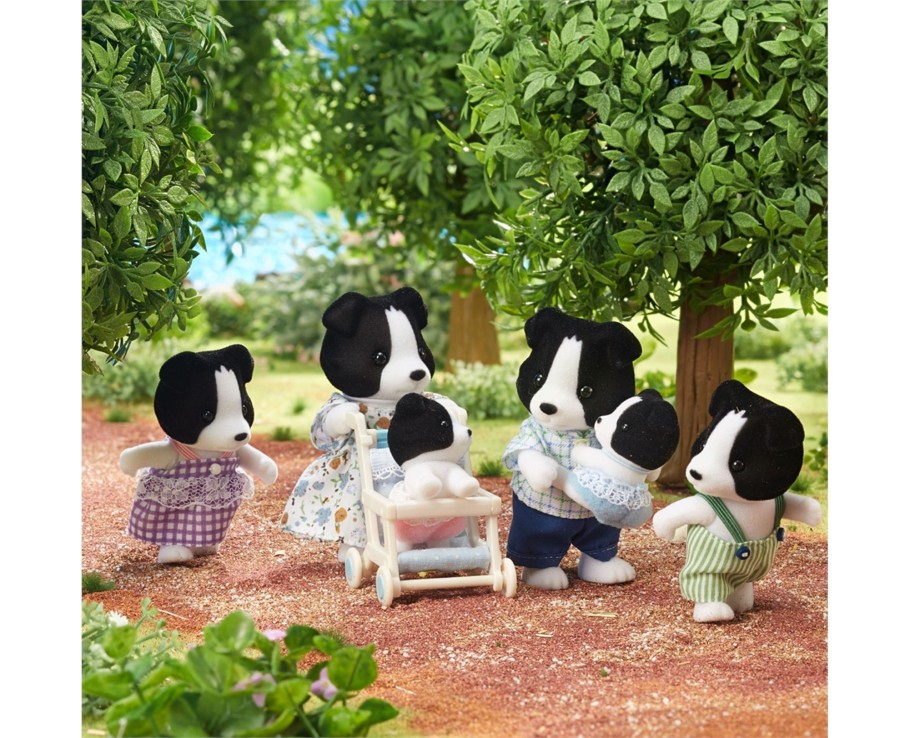 Toys Ken Black Toys | Sylvanian Border Collie Family