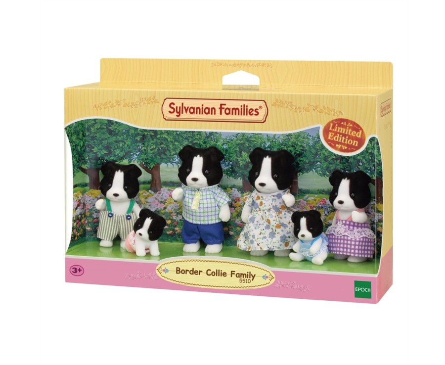 Toys Ken Black Toys | Sylvanian Border Collie Family