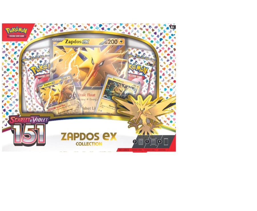 Toys Ken Black Toys | Pokemon Tcg: Scarlet & Violet 3.5: 151 Zapdos Ex Collection