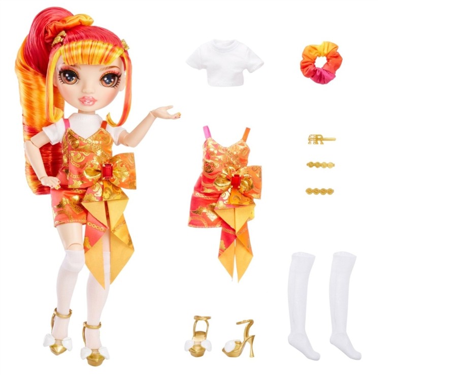 Toys Ken Black Toys | Rainbow High Junior High Special Edition Laurel De'Vious Doll Orange