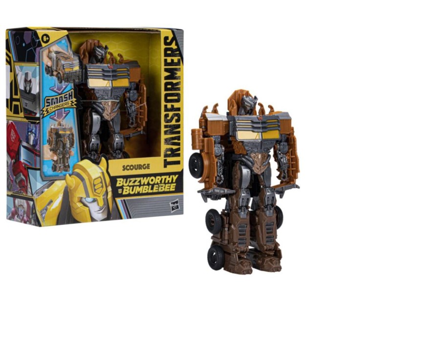 Toys Ken Black Toys | Transformers: Rise Of The Beasts Smash Changer Scourge