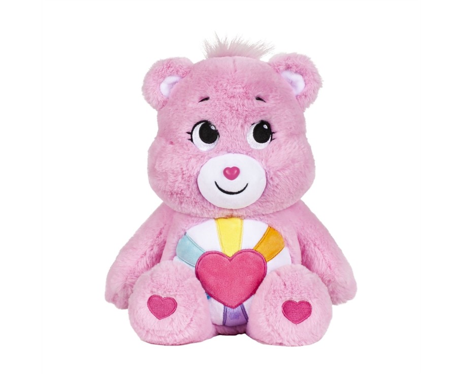 Toys Ken Black Toys | Care Bears 35Cm Medium Plush - Hopeful Heart Bear