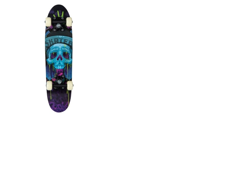 Outdoor Ken Black Toys | Blue Skullz Skateboard 61Cm