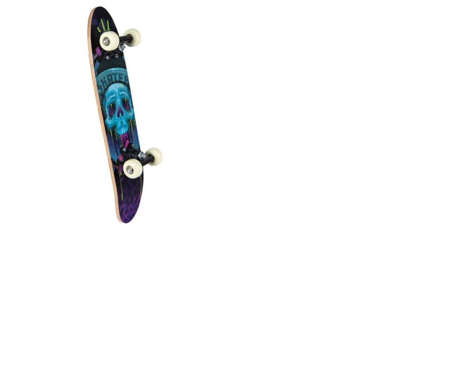 Outdoor Ken Black Toys | Blue Skullz Skateboard 61Cm