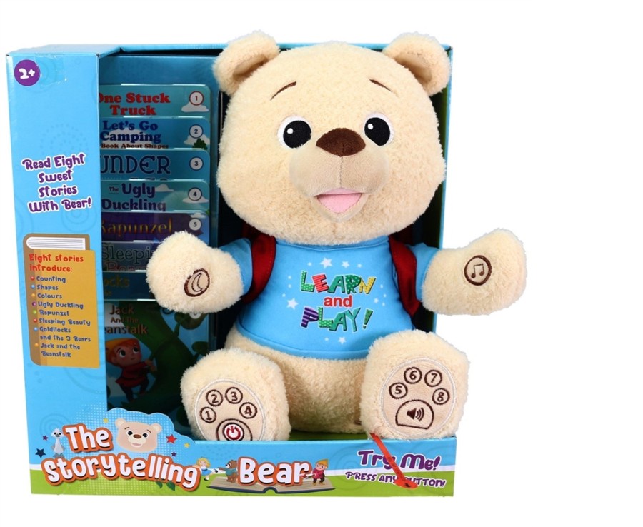 Toys Ken Black Toys | Storytelling Bear With 8 Stories