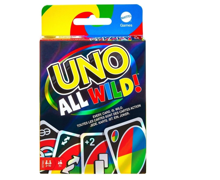 Learning & Education Ken Black Toys | Uno All Wild Card Game