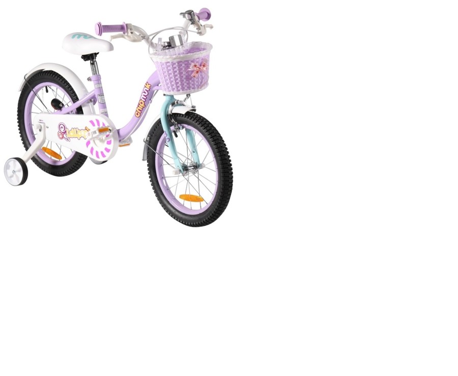 Outdoor Ken Black Toys | 16 Inch Chipmunk Lollipop Purple Bike