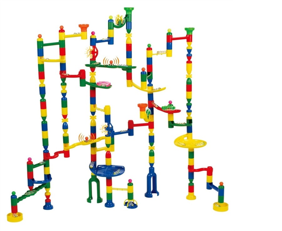 Toys Ken Black Toys | Marbulous Marble Run 220 Piece Construction Set