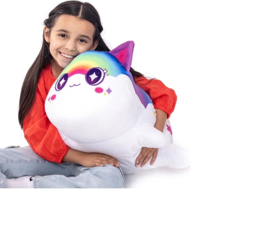 Toys Ken Black Toys | Aphmau 40Cm Jumbo Plush Rainbow Cat