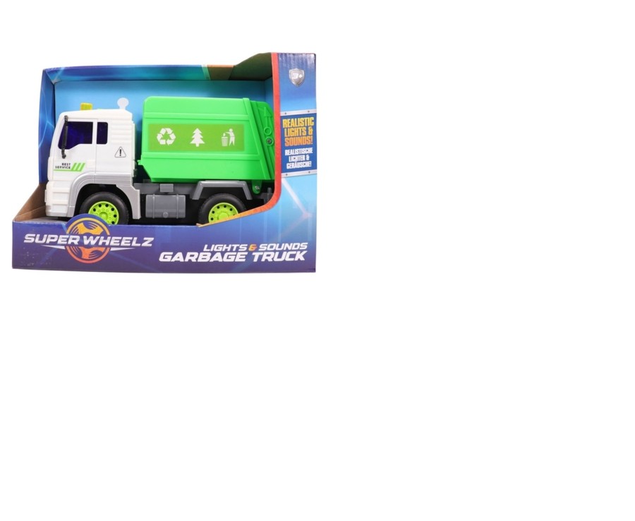 Toys Ken Black Toys | Super Wheelz Lights & Sounds Garbage Truck-Small