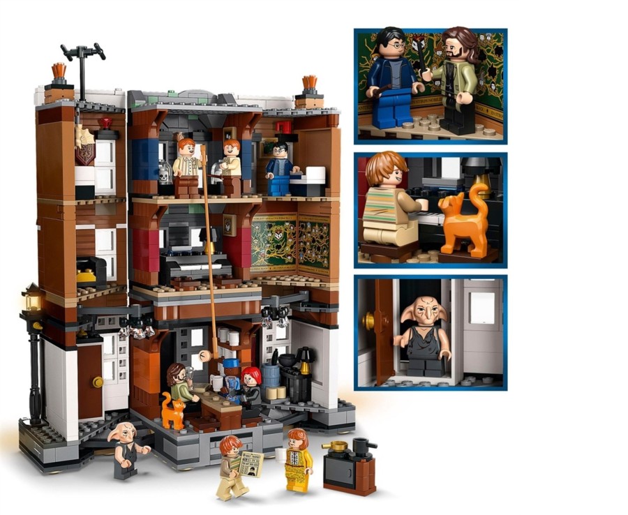 Toys Ken Black Toys | Lego 76408 Harry Potter 12 Grimmauld Place Model