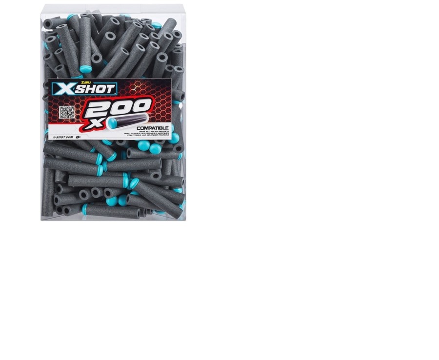 Toys Ken Black Toys | X-Shot Excel Foam Darts Refill Pack (200 Darts) By Zuru