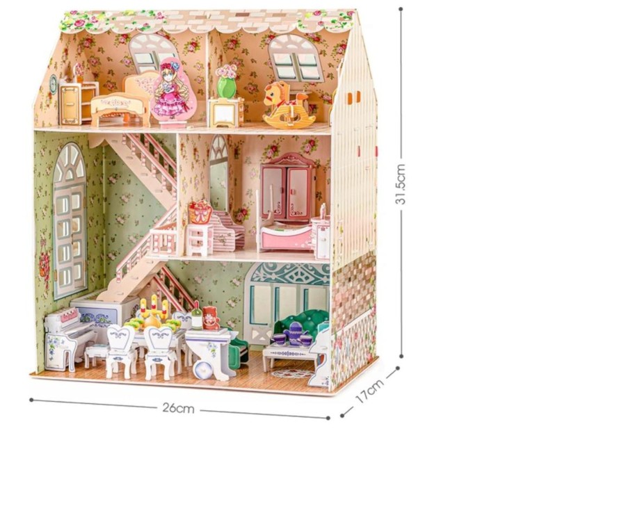 Learning & Education Ken Black Toys | Dreamy Dollhouse 3D Puzzle