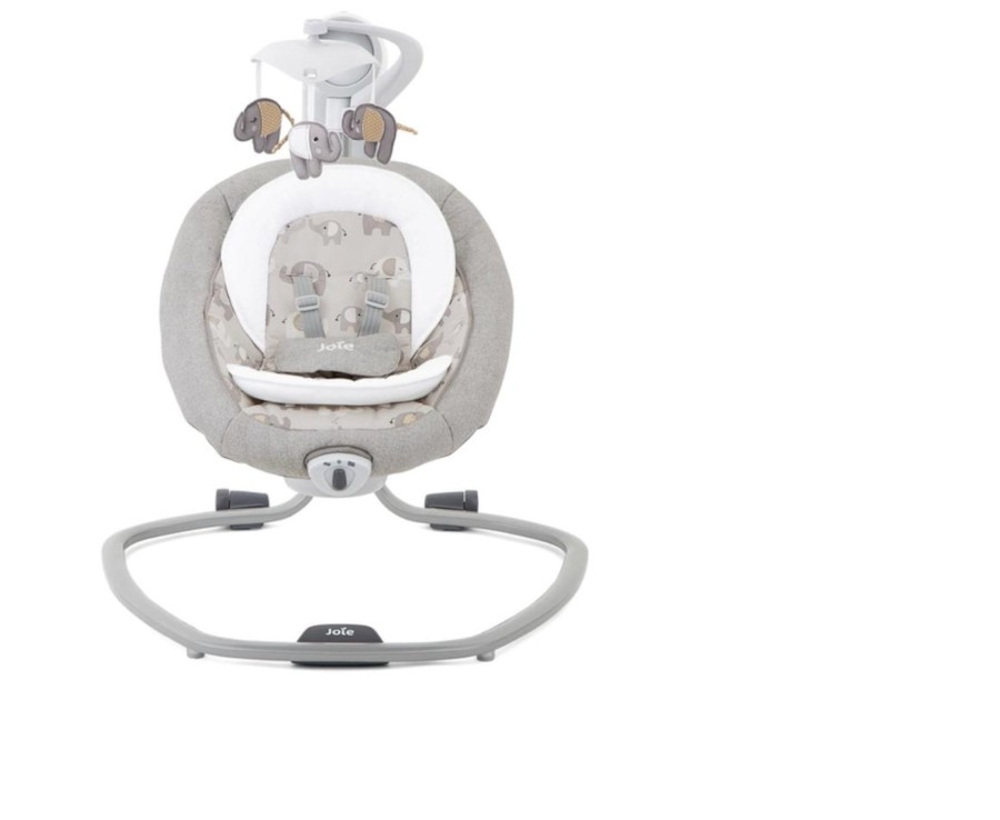 Baby Ken Black Toys | Joie Serina Swivel Swing Elephant Duo