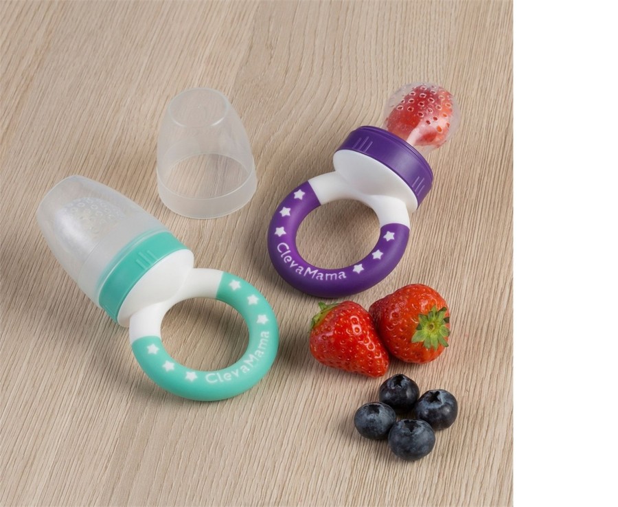 Baby Ken Black Toys | Clevamama Clevafeed Twin Pack Baby Fruit Feeder