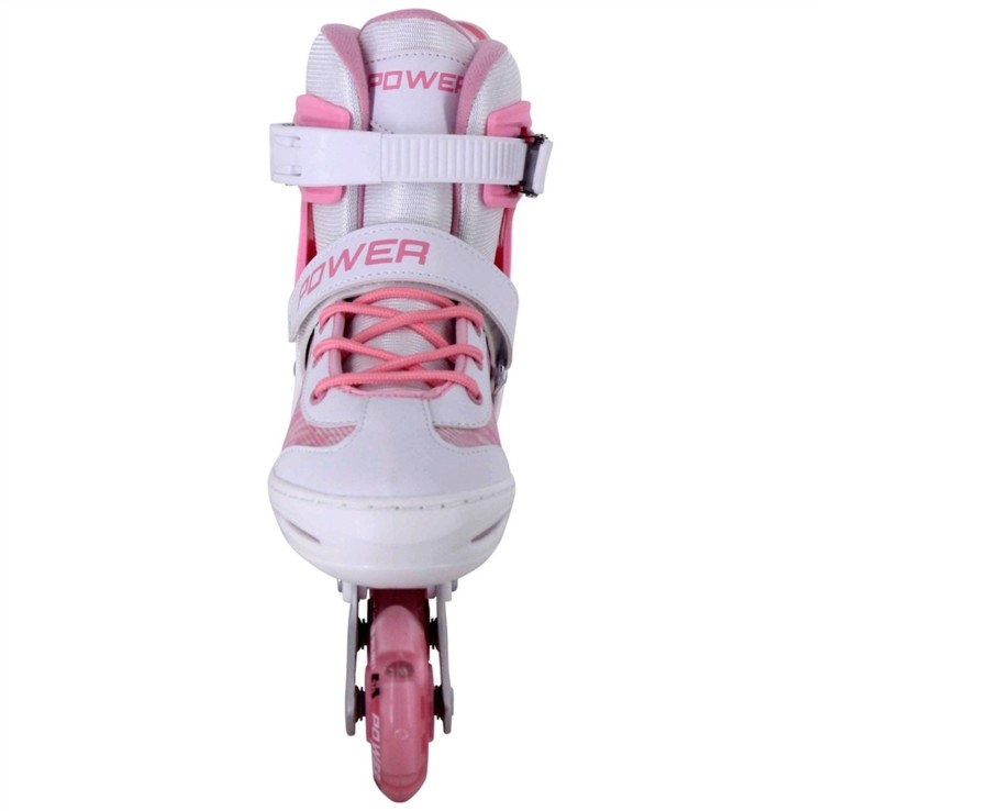 Outdoor Ken Black Toys | Adjustable Pink Inline Led Skates Uk2-4