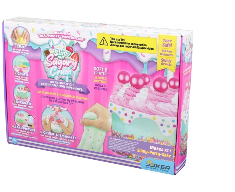 Learning & Education Ken Black Toys | Slimy Sugary Crush Pastry Series Slimy-Party-Cake