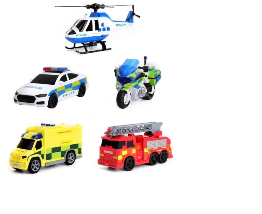 Toys Ken Black Toys | Super Wheelz Emergency Team 5 In 1