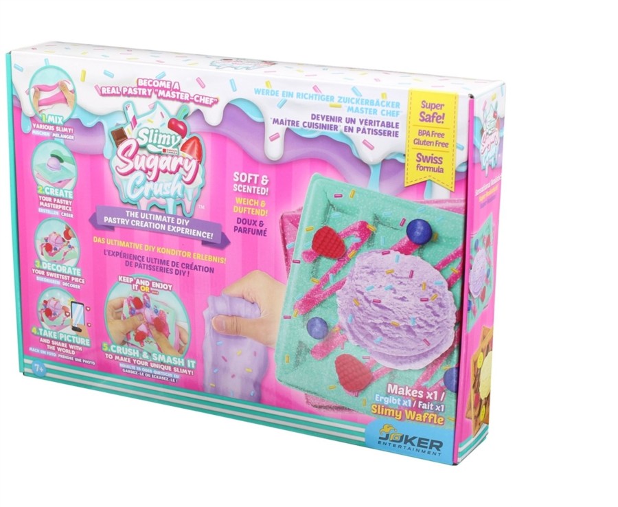 Learning & Education Ken Black Toys | Slimy Sugary Crush Ice Cream Series Slimy-Waffleex