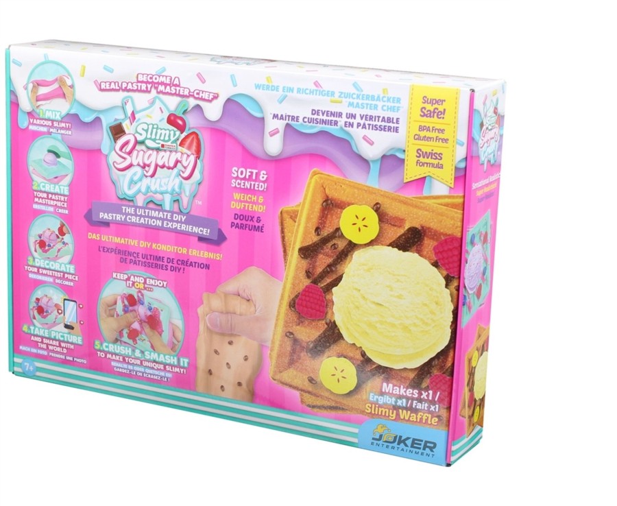 Learning & Education Ken Black Toys | Slimy Sugary Crush Ice Cream Series Slimy-Waffleex