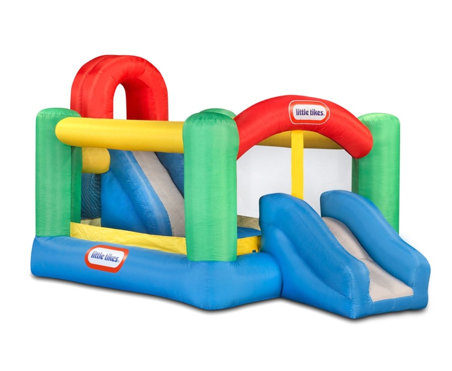 Outdoor Ken Black Toys | Jump 'N Double Slide Bouncer