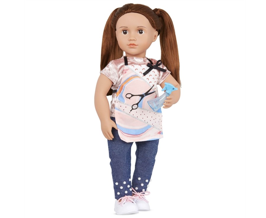 Toys Ken Black Toys | Our Generation Love To Style Stylist Apron & Hairdressing Outfit For 18-Inch Dolls