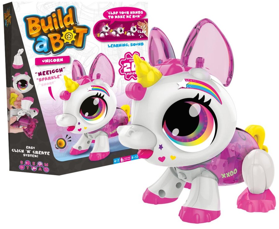 Learning & Education Ken Black Toys | Build A Bot Sounds Unicorn