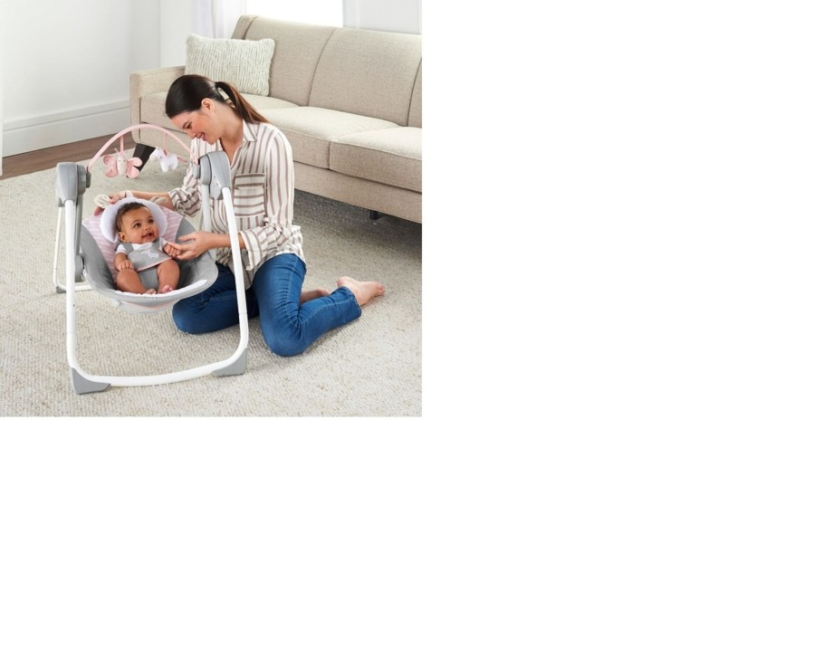 Baby Ken Black Toys | Ingenuity Comfort 2 Go Portable Baby Swing - Flora