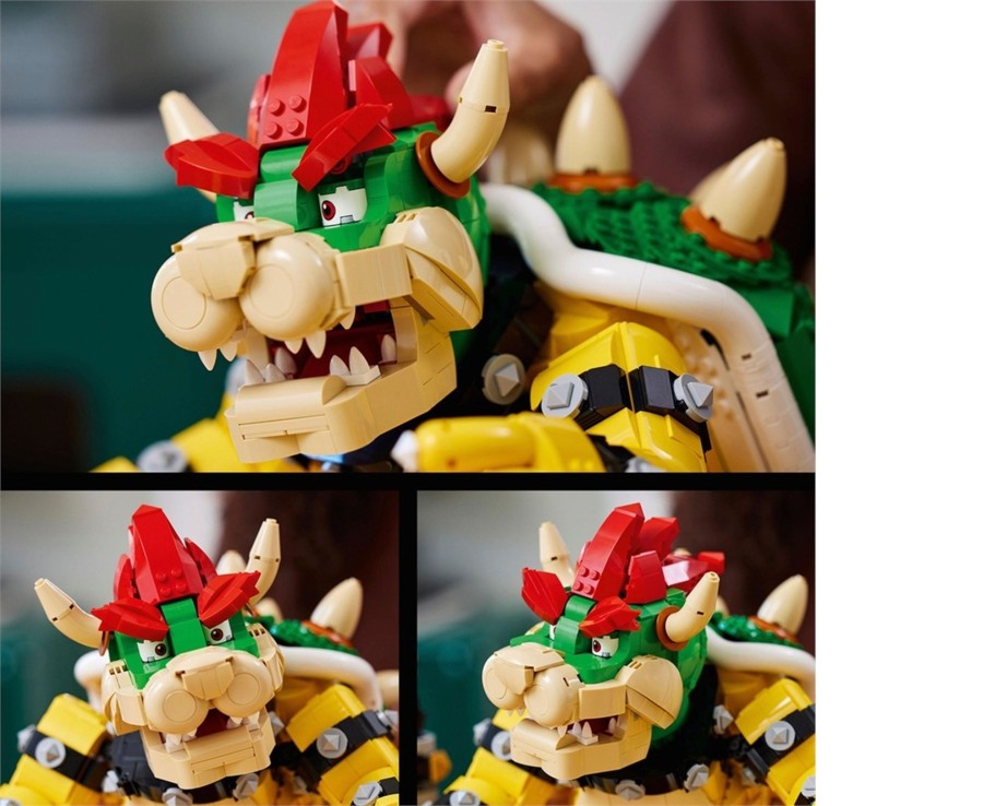 Toys Ken Black Toys | Lego 71411 Super Mario The Mighty Bowser Collectible Figure