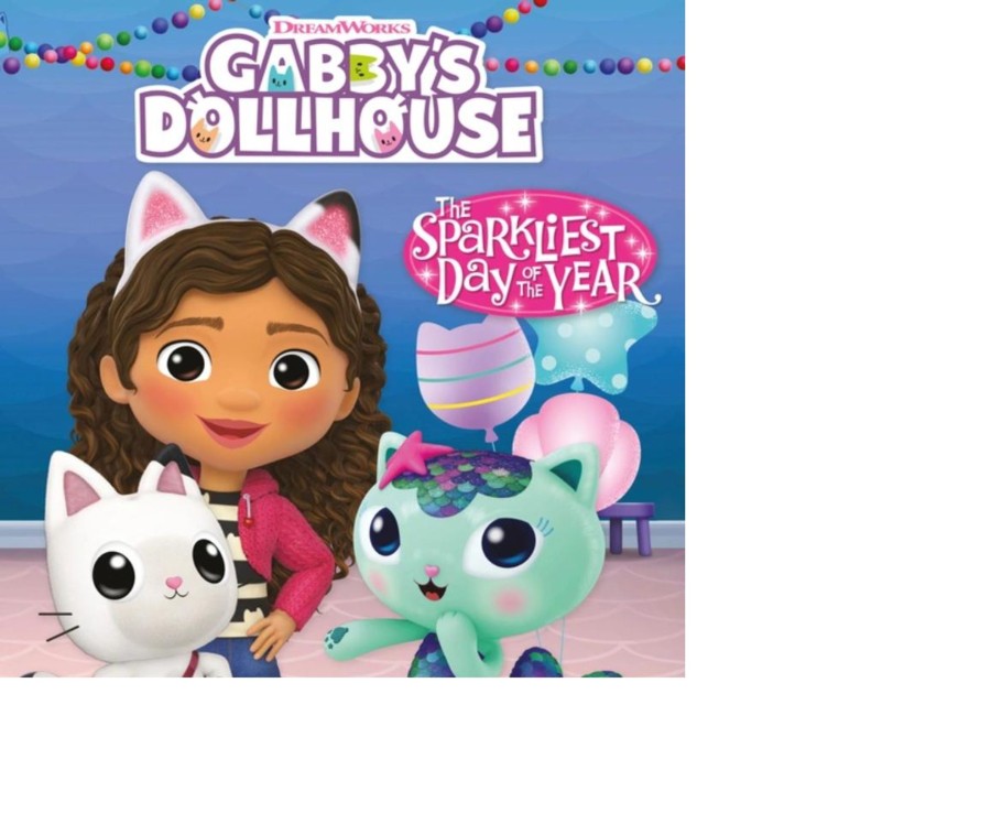 Learning & Education Ken Black Toys | Gabby'S Dollhouse: The Sparkliest Day Of The Year Paperback Book