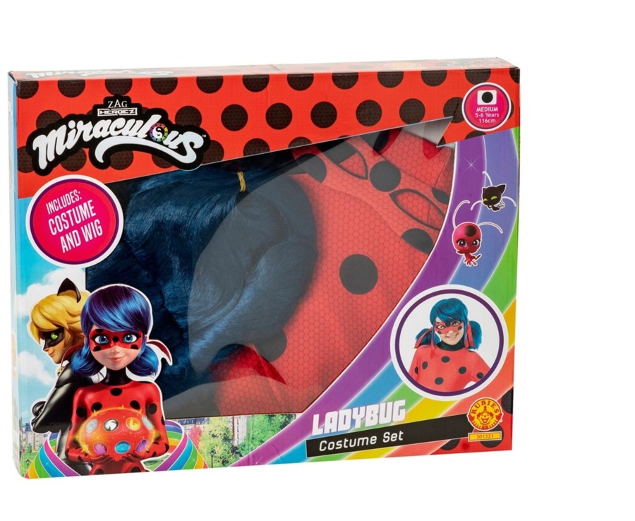 Learning & Education Ken Black Toys | Miraculous Ladybug Boxed Costume Set