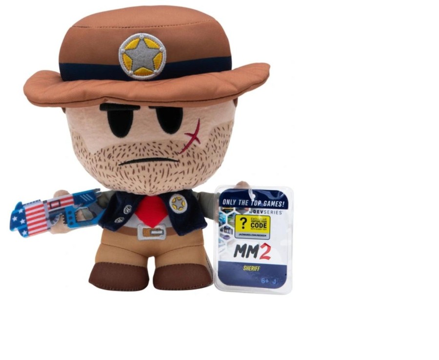 Toys Ken Black Toys | Devseries Sheriff Collector Plush - 20Cm Polyester Plush With Exclusive Virtual Item Code