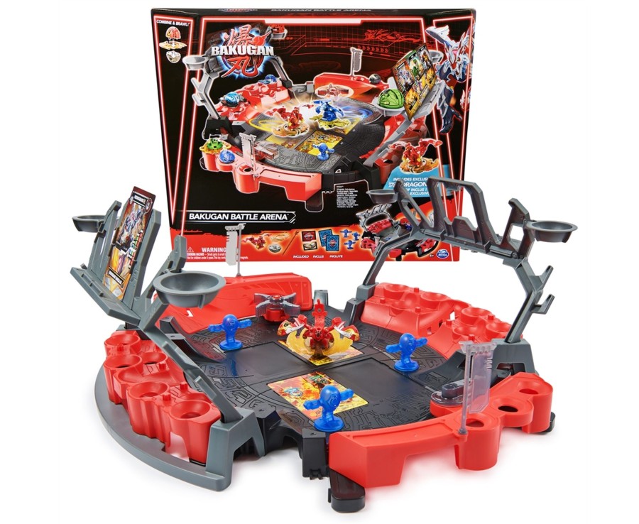 Toys Ken Black Toys | Bakugan Battle Arena With Exclusive Special Attack Dragonoid