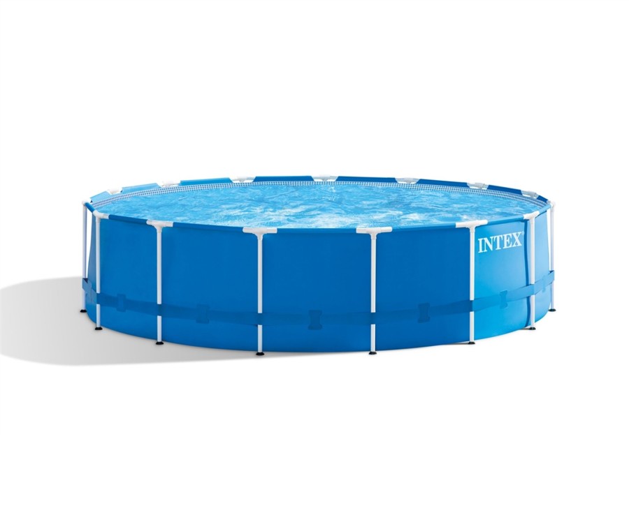 Outdoor Ken Black Toys | 15Ft X 48In Metal Frame Pool Set