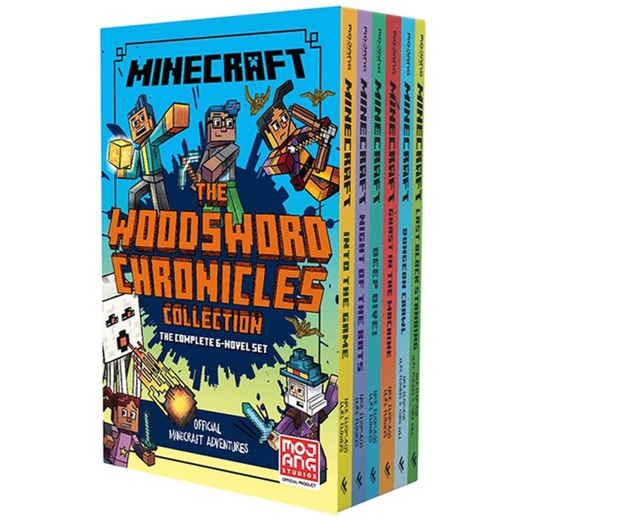 Learning & Education Ken Black Toys | Minecraft The Woodsword Chronicles Collection : 6 Novel Book Slipcase Set