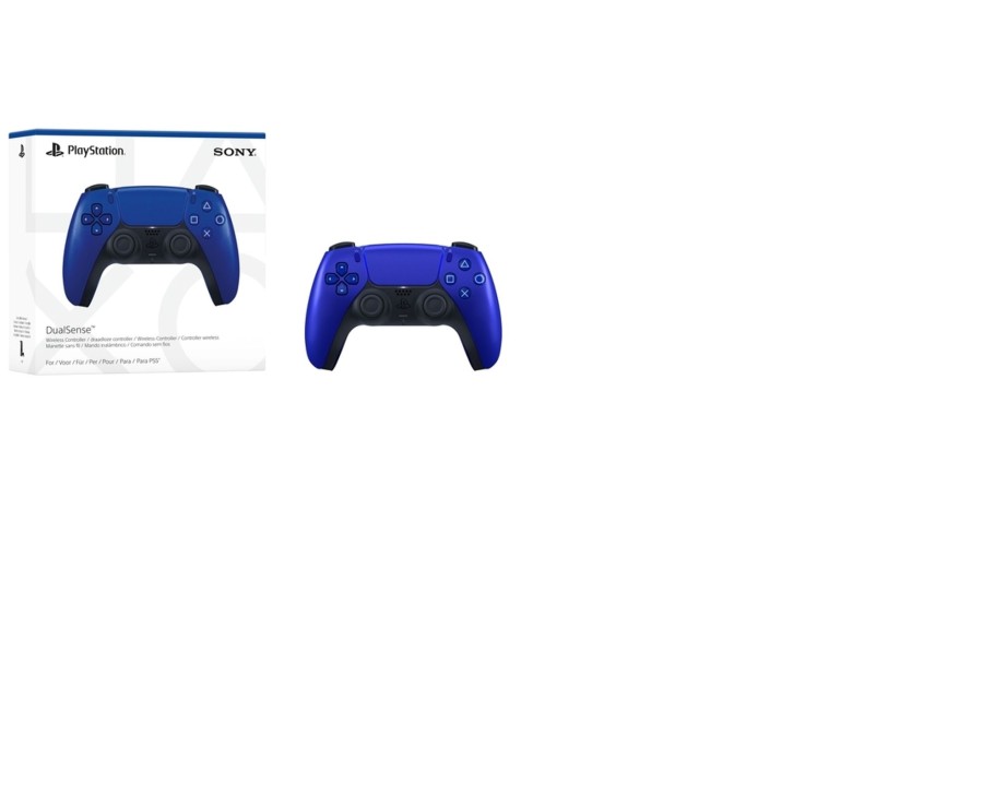 Tech & Gaming Ken Black Toys | Playstation 5 Cobalt Blue Dualsense Wireless Controller