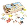 Learning & Education Ken Black Toys | Bluey, 7 Wood Puzzles Jigsaw