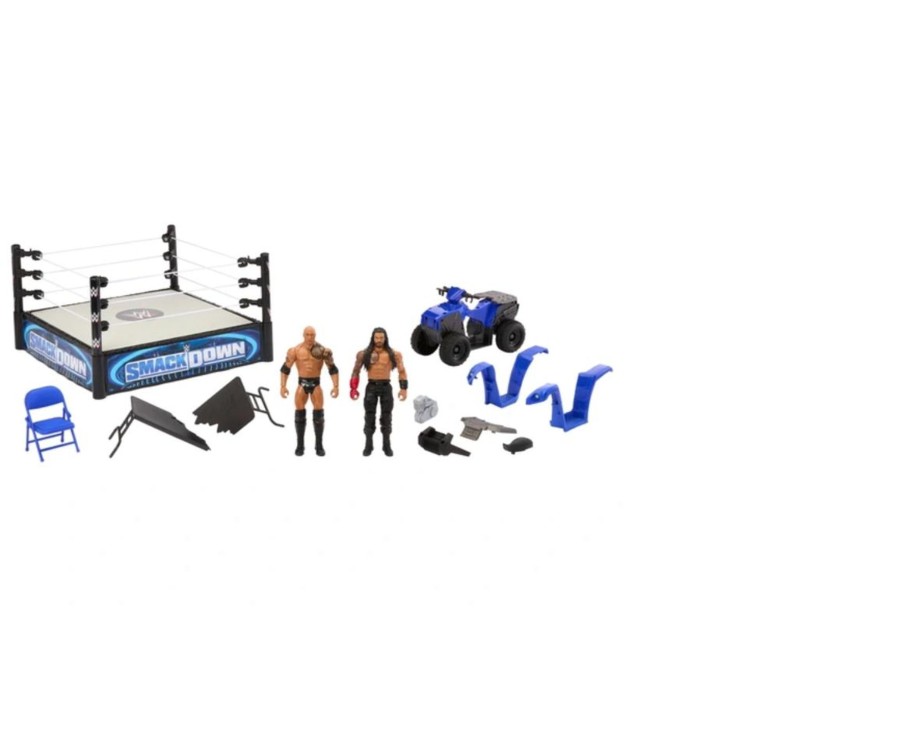 Toys Ken Black Toys | Wwe Wrekkin Slam 'N Smackdown Playset