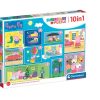 Learning & Education Ken Black Toys | Peppa Pig 10In1 Puzzle