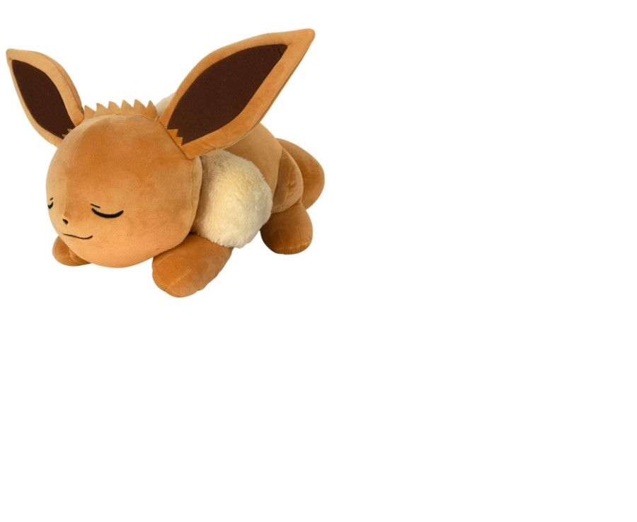 Toys Ken Black Toys | Pokemon 45Cm Sleeping Eevee Plush