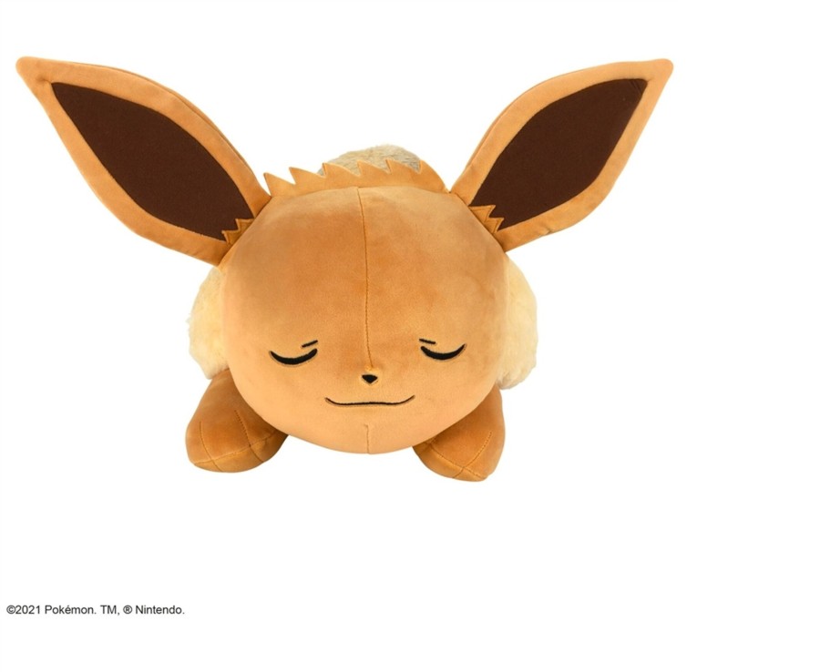 Toys Ken Black Toys | Pokemon 45Cm Sleeping Eevee Plush