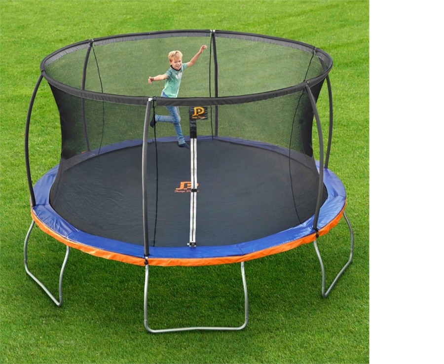 Outdoor Ken Black Toys | Jump Power 14Ft Trampoline & Enclosure