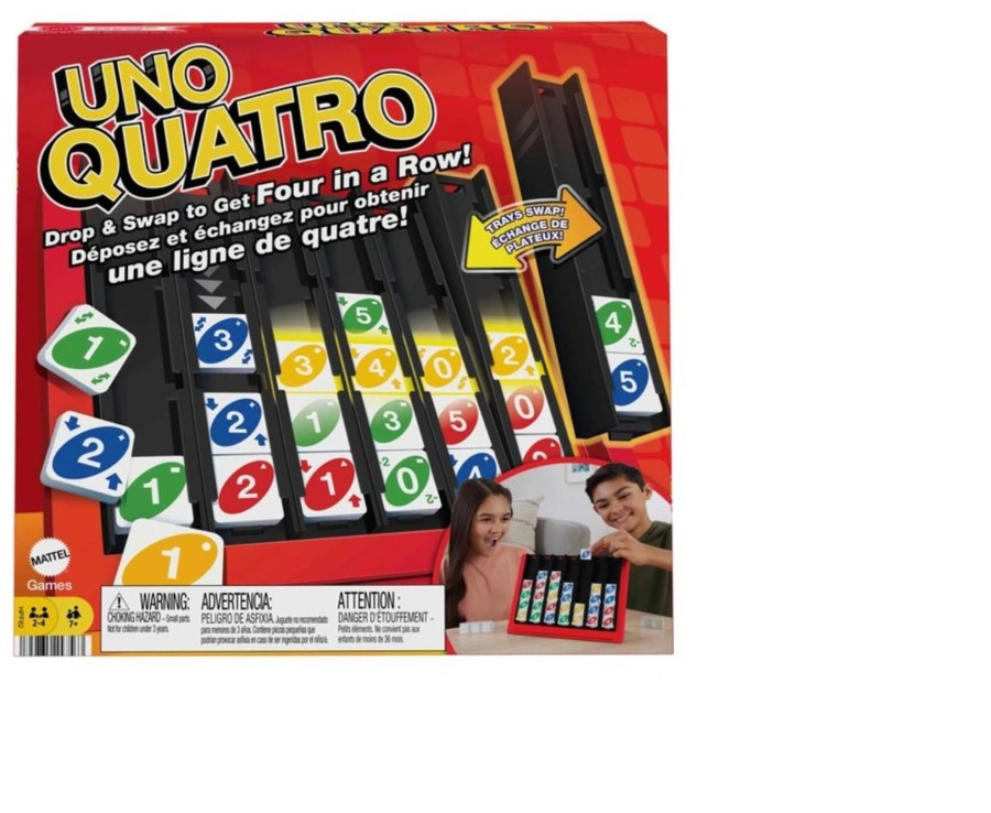 Learning & Education Ken Black Toys | Uno Quatro Family Game