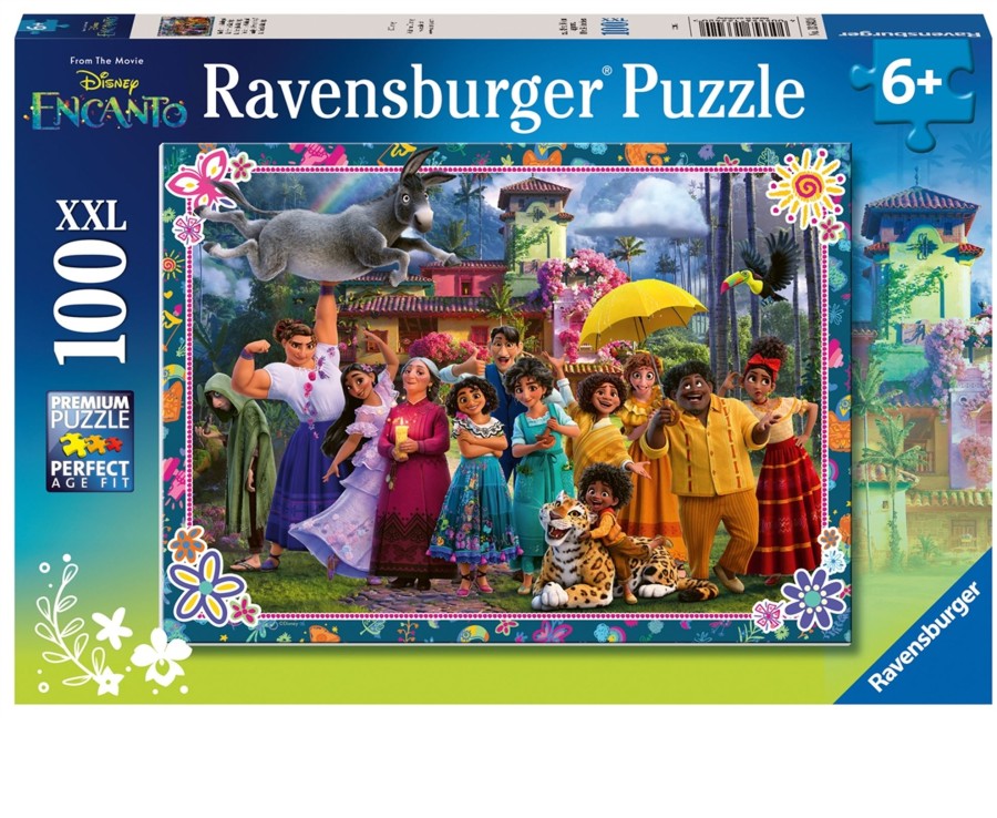 Learning & Education Ken Black Toys | Ravensburger Disney Encanto - Family Is Everything! Xxl 100 Piece Jigsaw Puzzle