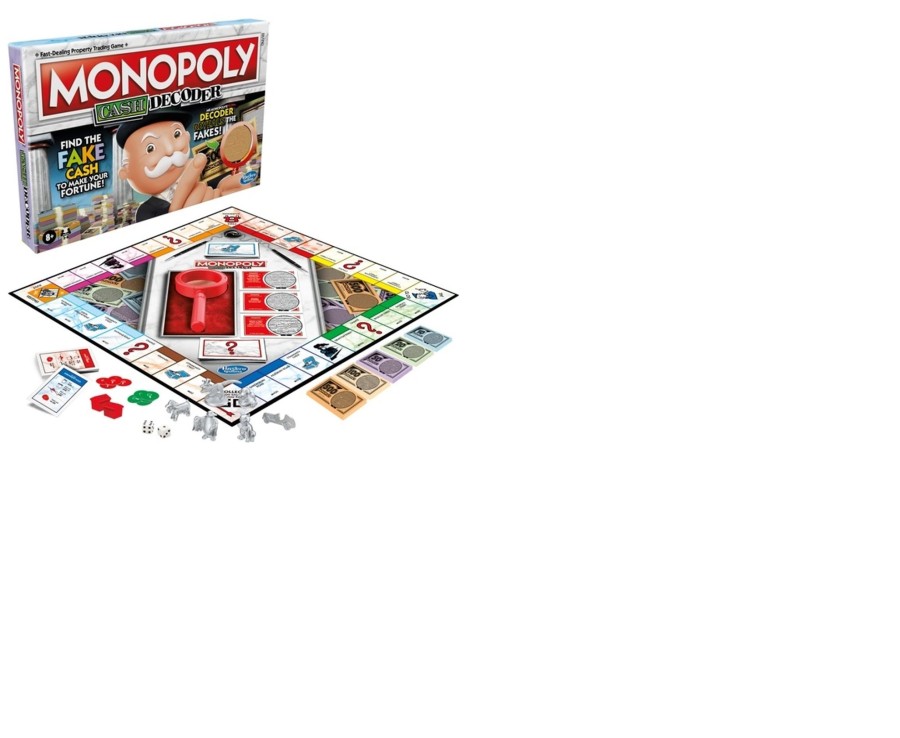 Learning & Education Ken Black Toys | Monopoly Crooked Cash Board Game